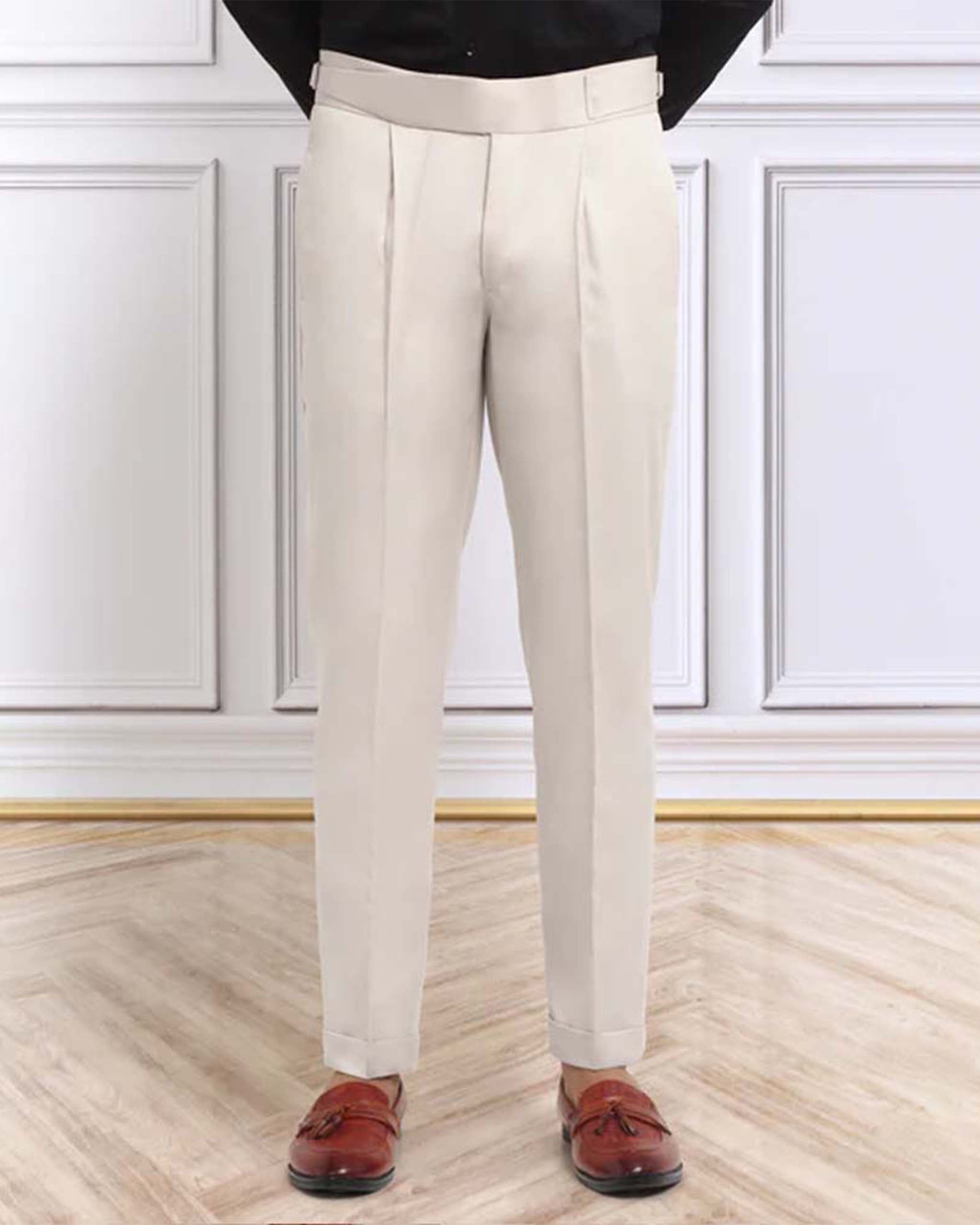 Cream Gurkha Pant