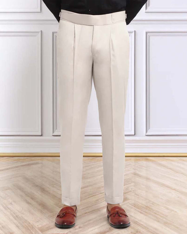 Cream Gurkha Pant
