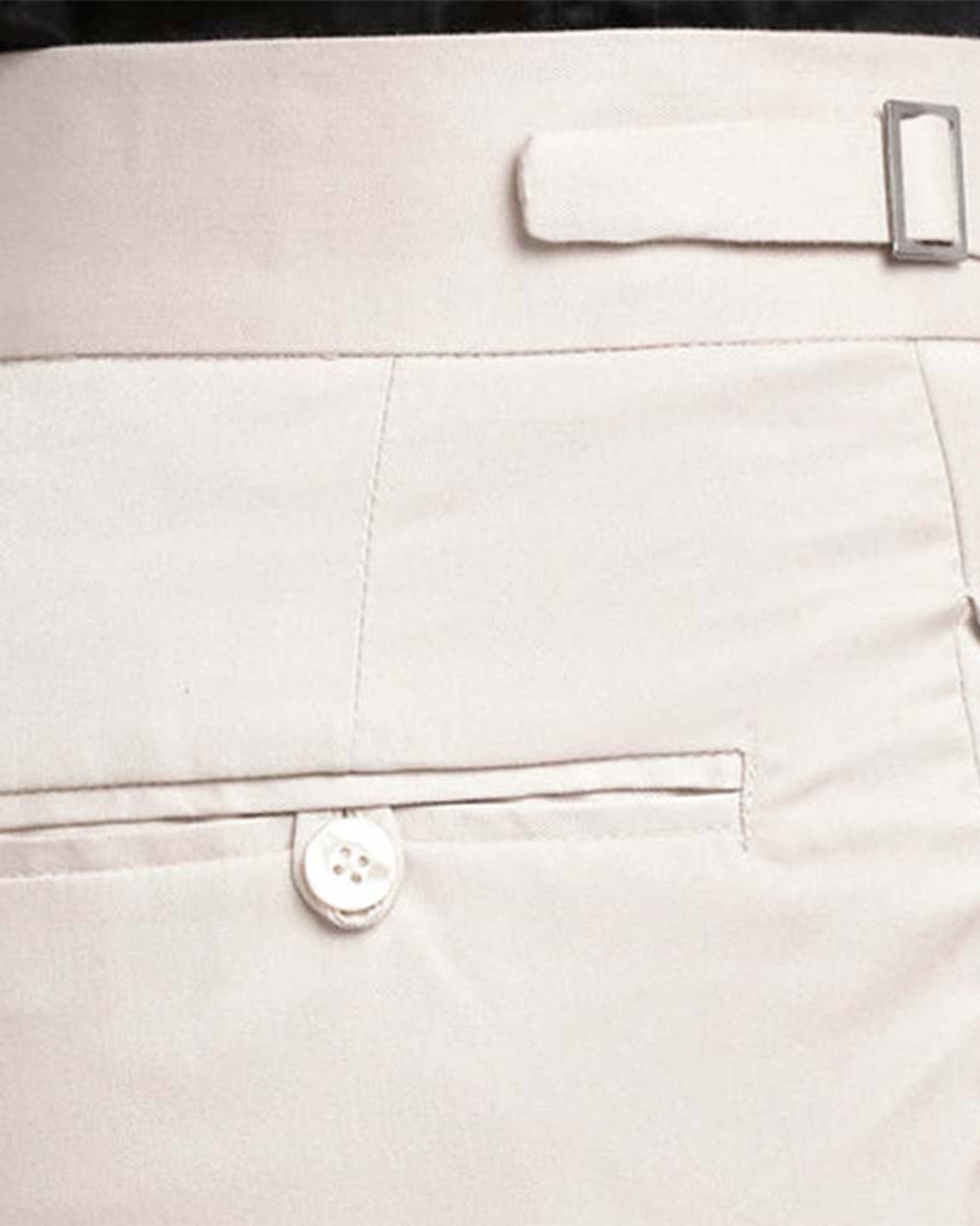 Cream Gurkha Pant