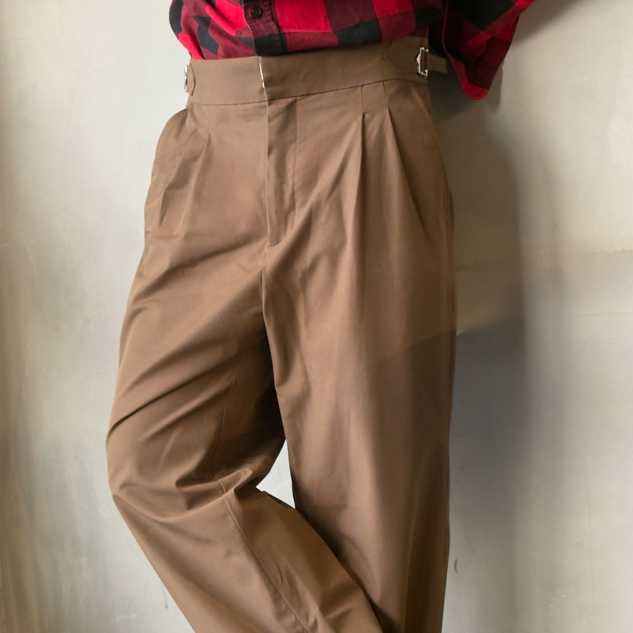 Wide-Leg – High Waist Pleated