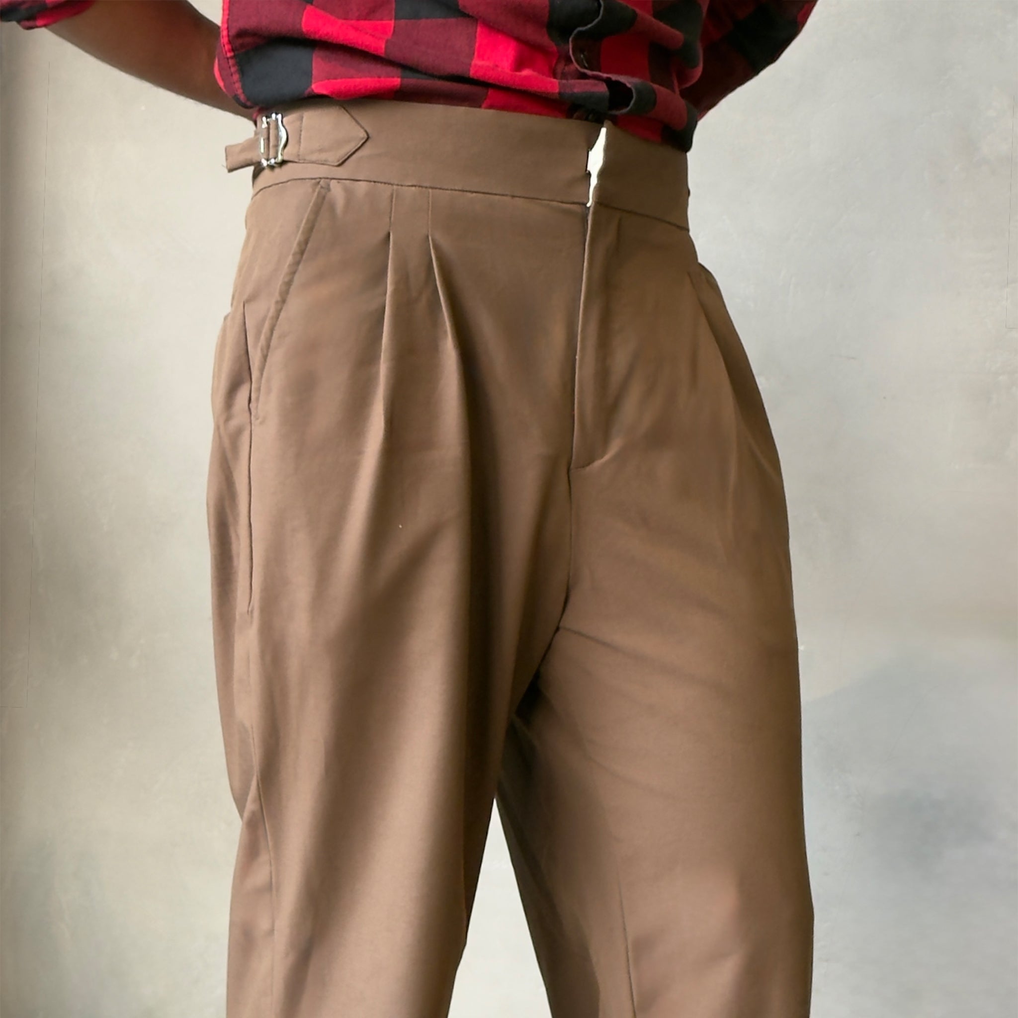 Wide-Leg – High Waist Pleated