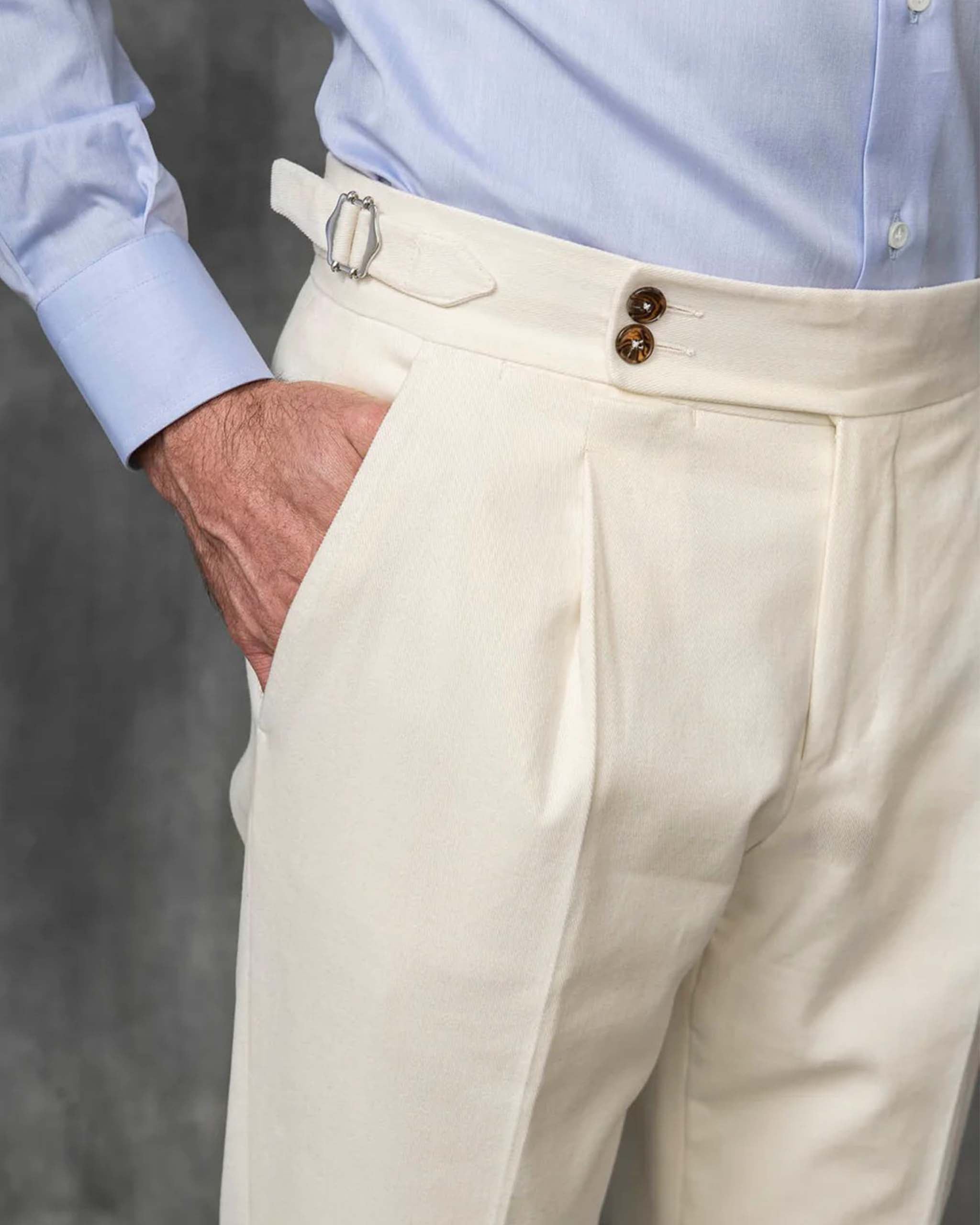 White Gurkha Pant