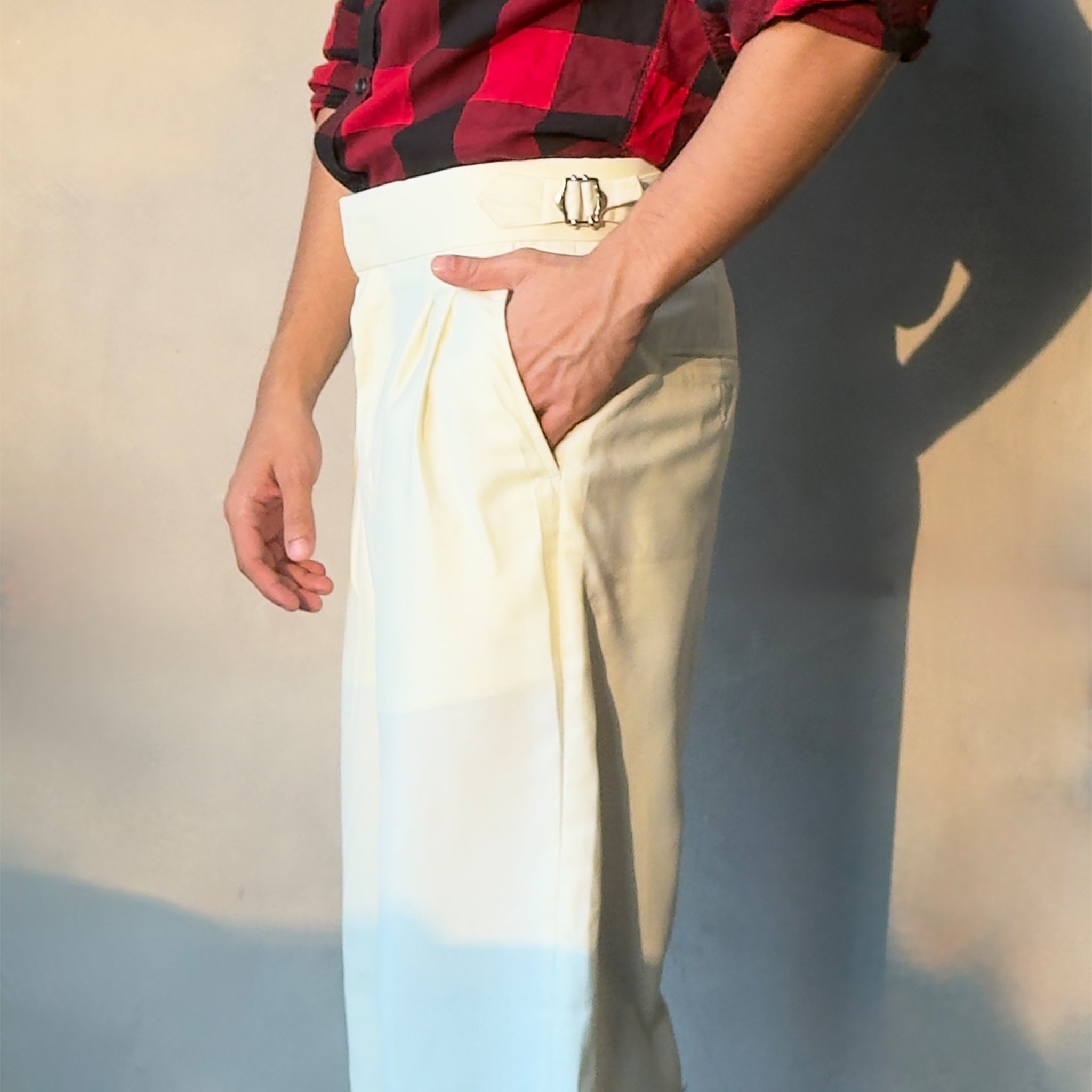 Wide-Leg – High Waist Pleated